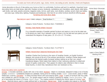 Tablet Screenshot of home-decorating-stores.com